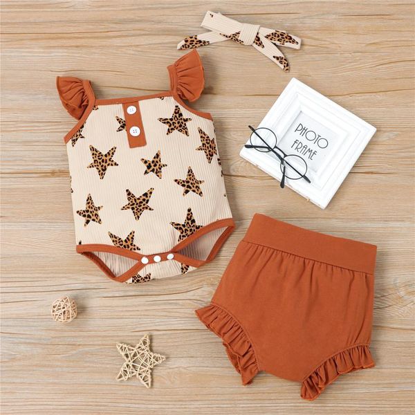 born baby boys girls summer knitted ruffles sleeve printed romper + shorts headband kids ruffle infant clothing sets, White
born baby boys girls summer knitted ruffles sleeve printed romper + shorts headband kids ruffle infant clothing sets, White