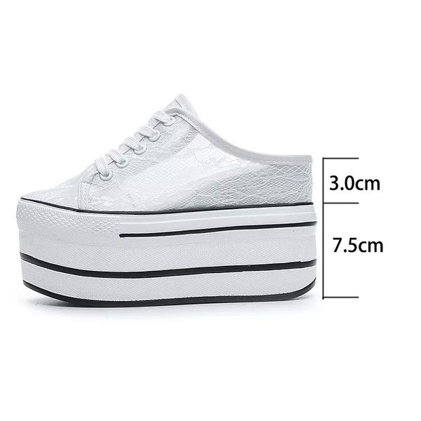 dress shoes krasovki .5cm height increased platform wedge heel women summer pumps air mesh breathable lace sneakers slippers, Black
dress shoes krasovki .5cm height increased platform wedge heel women summer pumps air mesh breathable lace sneakers slippers, Black
