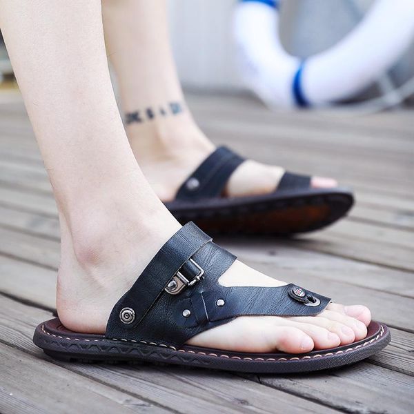 sandals leather men shoes outdoor lightweight black summer comfort beach casual big size 38-47
sandals leather men shoes outdoor lightweight black summer comfort beach casual big size 38-47