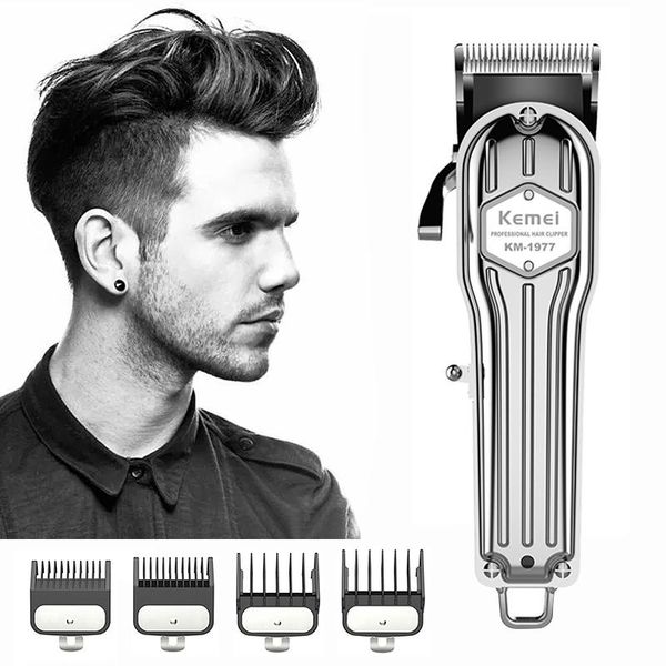 hair clippers kemei low noise electric clipper fine trimmer metal cordless professional barber styling tool
hair clippers kemei low noise electric clipper fine trimmer metal cordless professional barber styling tool
