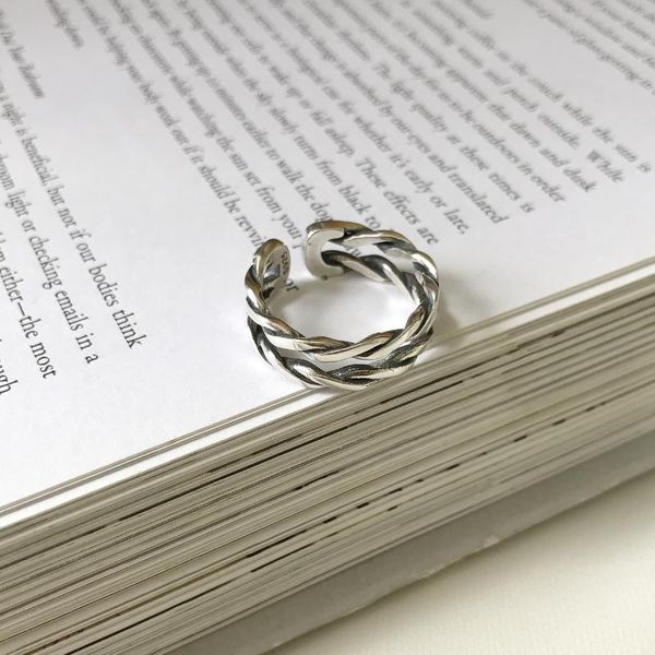 cluster rings youe shone real 925 sterling silver korean style twisted ring punk personalized jewelry genuine for woman, Golden;silver
cluster rings youe shone real 925 sterling silver korean style twisted ring punk personalized jewelry genuine for woman, Golden;silver