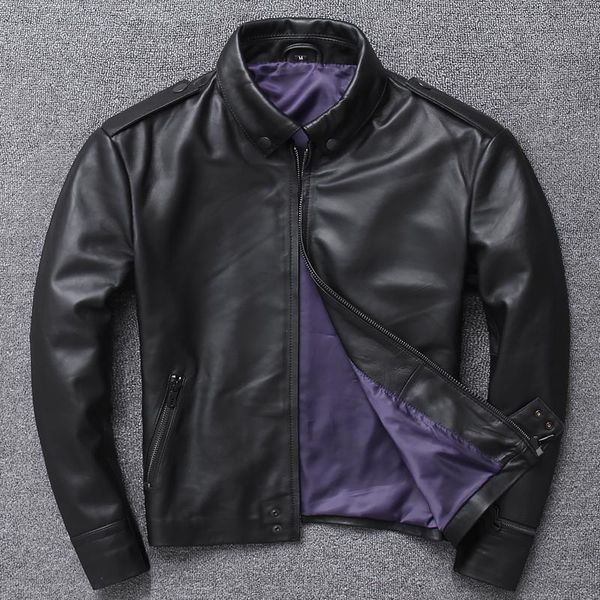 men's leather & faux zvaqs 2021 spring genuine jacket biker sheepskin coat hood army real pph1046, Black
men's leather & faux zvaqs 2021 spring genuine jacket biker sheepskin coat hood army real pph1046, Black