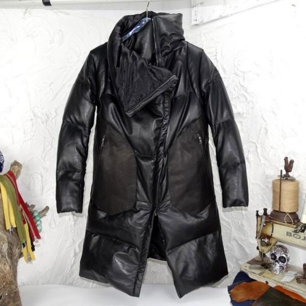 men's leather & faux legitimate parka 100% male jacket, warm jacket for men mostly kind of long turtleneck outdoor areas, Black
men's leather & faux legitimate parka 100% male jacket, warm jacket for men mostly kind of long turtleneck outdoor areas, Black