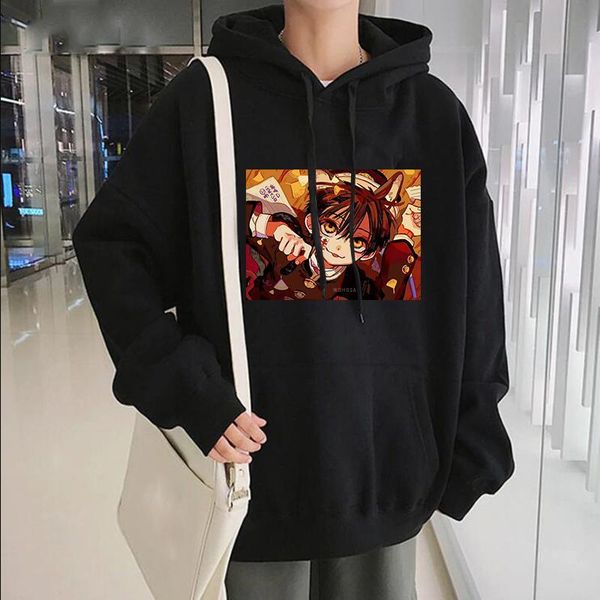 women's hoodies & sweatshirts harajuku anime hanako-kun printed hooded kawaii cartoon costumes winter oversized fashion thicken male ho, Black
women's hoodies & sweatshirts harajuku anime hanako-kun printed hooded kawaii cartoon costumes winter oversized fashion thicken male ho, Black