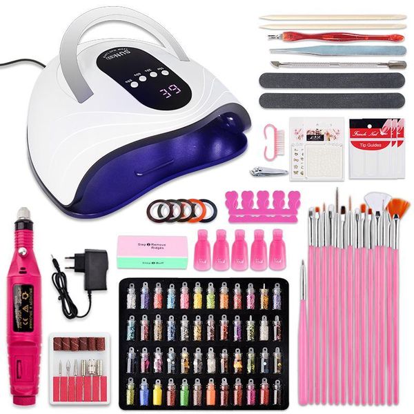 no nail polish set 120/84/54/36w uv dryer drill machine brushes manicure tools art decorations1
no nail polish set 120/84/54/36w uv dryer drill machine brushes manicure tools art decorations1