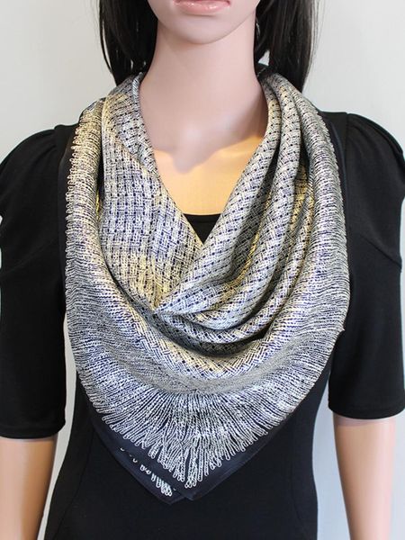 scarves high-end elegant women's multi-color exquisite printed quality plain crepe satin silk versatile square scarf shawl, Blue;gray
scarves high-end elegant women's multi-color exquisite printed quality plain crepe satin silk versatile square scarf shawl, Blue;gray