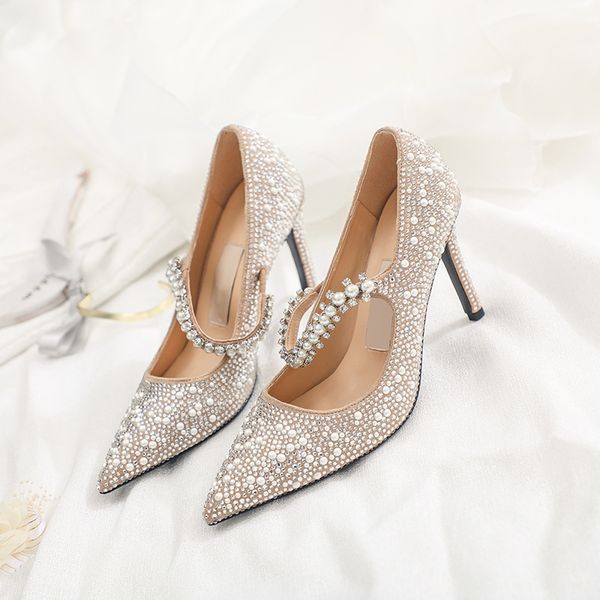 luxury dress shoes pearl high heeled 2021 thin heel pointed wedding party busin's fashion single sho, Black
luxury dress shoes pearl high heeled 2021 thin heel pointed wedding party busin's fashion single sho, Black