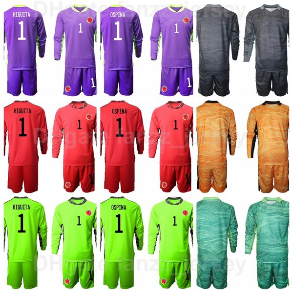men soccer colombia goalkeeper 1 david ospina long sleeve jersey set gk goalie 12 camilo vargas for sport fans football shirt kits uniform n, Black
men soccer colombia goalkeeper 1 david ospina long sleeve jersey set gk goalie 12 camilo vargas for sport fans football shirt kits uniform n, Black