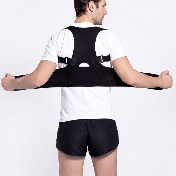 fashion waist trainer back corrector shoulder posture lumbar brace spine support belt adjustable corset correction, Black;gray
fashion waist trainer back corrector shoulder posture lumbar brace spine support belt adjustable corset correction, Black;gray