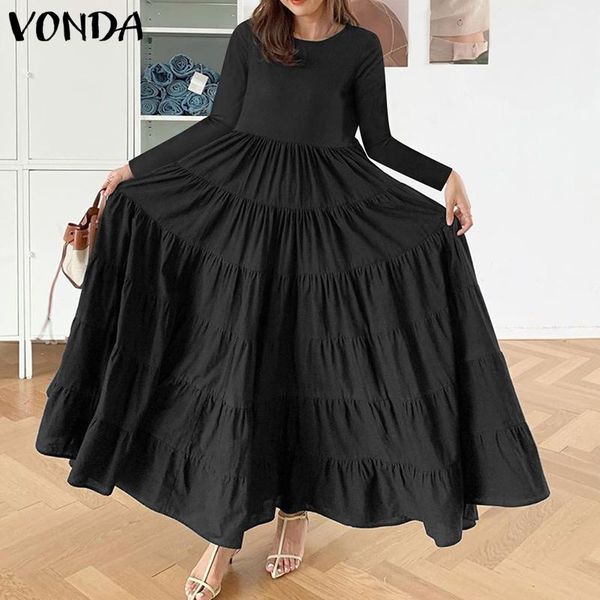 4xl 5xl women long maxi dress plus size long robe vonda vintage solid dresses bohemian sundress casual long sleeve party vestido, Black;gray
4xl 5xl women long maxi dress plus size long robe vonda vintage solid dresses bohemian sundress casual long sleeve party vestido, Black;gray