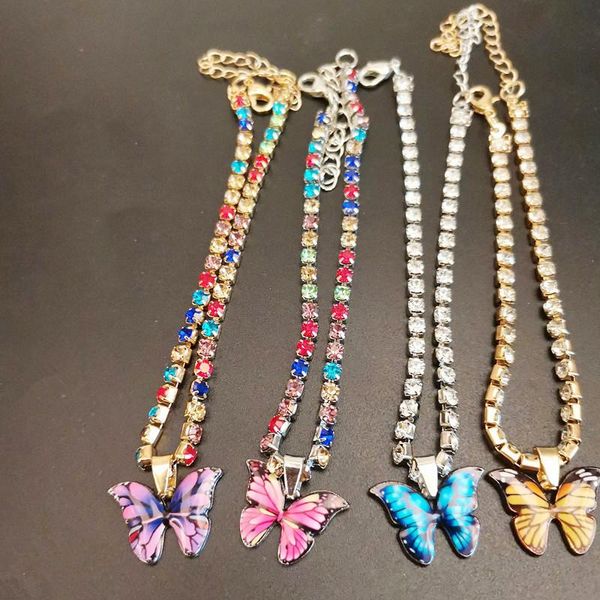 anklets color butterfly anklet summer beach chain multi-layer foot decoration charm handmade boho jewelry for women xrq, Red;blue
anklets color butterfly anklet summer beach chain multi-layer foot decoration charm handmade boho jewelry for women xrq, Red;blue