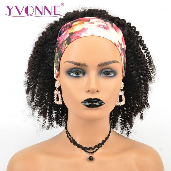 high-quality kinky curly virgin hair headband wig glueless human wigs with pre-attached scarf 100% human1, Black;brown
high-quality kinky curly virgin hair headband wig glueless human wigs with pre-attached scarf 100% human1, Black;brown
