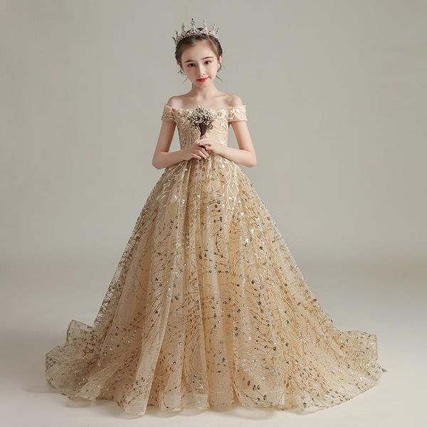 girl's dresses boat neck embroidery ball gown short sleeves floor-length luxurious kids party communion girl for weddings dh038, Red;yellow
girl's dresses boat neck embroidery ball gown short sleeves floor-length luxurious kids party communion girl for weddings dh038, Red;yellow