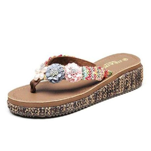summer floral ladies slippers, fashionable wedge outdoor luxury flower sandals, beach s slippers, Black
summer floral ladies slippers, fashionable wedge outdoor luxury flower sandals, beach s slippers, Black