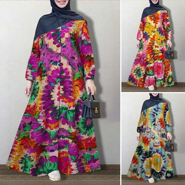 casual dresses zanzea women dubai abaya turkey hijab dress autumn retro floral printed sundress long sleeve loose maxi vestido kaftan, Black;gray
casual dresses zanzea women dubai abaya turkey hijab dress autumn retro floral printed sundress long sleeve loose maxi vestido kaftan, Black;gray