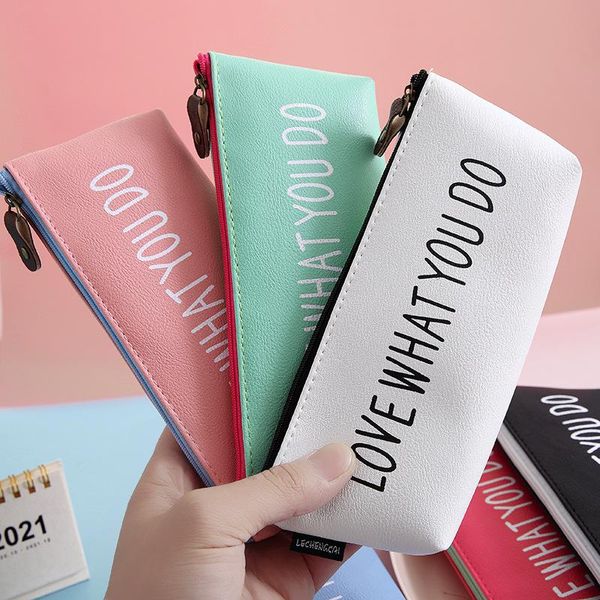 leather pencil case cute large capacity stationery bag school cases gifts for kids student pen girls cosmetic bags
leather pencil case cute large capacity stationery bag school cases gifts for kids student pen girls cosmetic bags