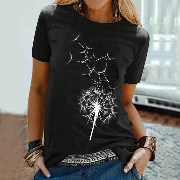 women's t-shirt dandelion print women tshirts harajuku casual t shirt gift for young girl tee summer lady street wear 2021 mujer camise, White
women's t-shirt dandelion print women tshirts harajuku casual t shirt gift for young girl tee summer lady street wear 2021 mujer camise, White