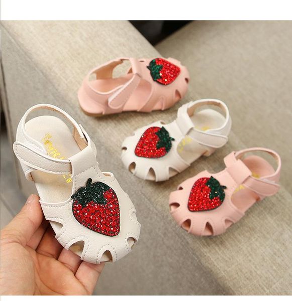 summer little girls sandals rhinestone strawberry princess shoes flats toddler kids baby sandal 1- years old, Black;red
summer little girls sandals rhinestone strawberry princess shoes flats toddler kids baby sandal 1- years old, Black;red