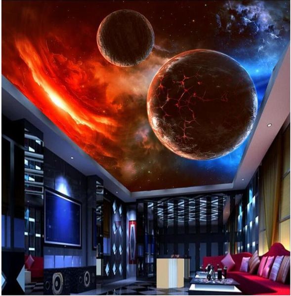 wallpapers 3d ceiling murals wallpaper custom po suspended meteorite space stars home decoration living room wall
wallpapers 3d ceiling murals wallpaper custom po suspended meteorite space stars home decoration living room wall