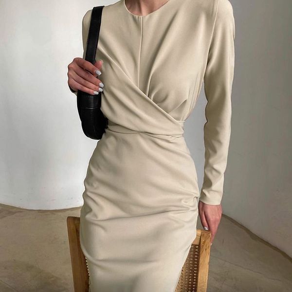 summer dress women cross waist female long sleeves party elegant spring woman 210422, Black;gray
summer dress women cross waist female long sleeves party elegant spring woman 210422, Black;gray