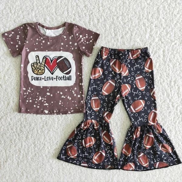 wholesale baby girl spring boutique outfit fashionable kids brown peace love football shirt bells pants summer children clothes, White
wholesale baby girl spring boutique outfit fashionable kids brown peace love football shirt bells pants summer children clothes, White