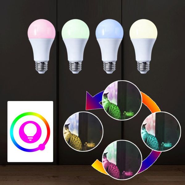 bulbs 220v wifi smart light e27 bulb led rgb dimmable life app google alexa voice control bluetooth for home party decor
bulbs 220v wifi smart light e27 bulb led rgb dimmable life app google alexa voice control bluetooth for home party decor