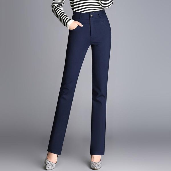 women's pants & capris female 2021 spring autumn trousers women high waist straight casual zde1734, Black;white
women's pants & capris female 2021 spring autumn trousers women high waist straight casual zde1734, Black;white