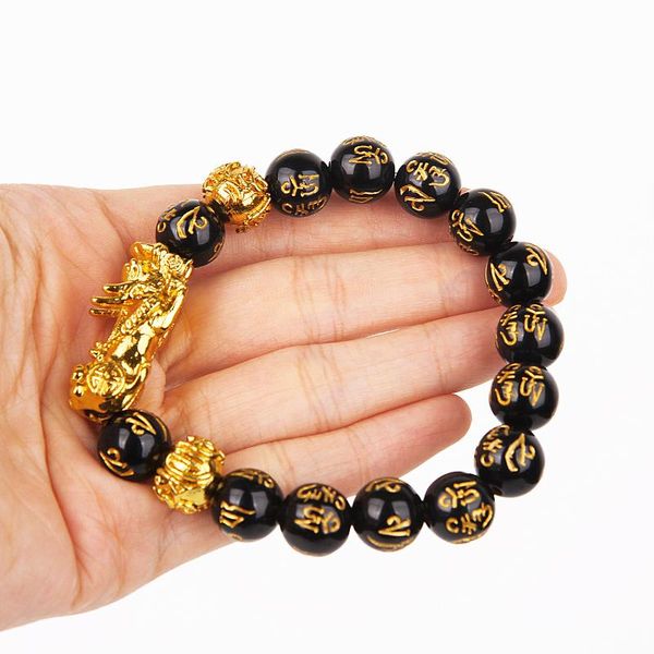 feng shui bracelet luck wealth buddha black obsidian stone beaded hombre gold charm pixiu women's men beaded, strands
feng shui bracelet luck wealth buddha black obsidian stone beaded hombre gold charm pixiu women's men beaded, strands