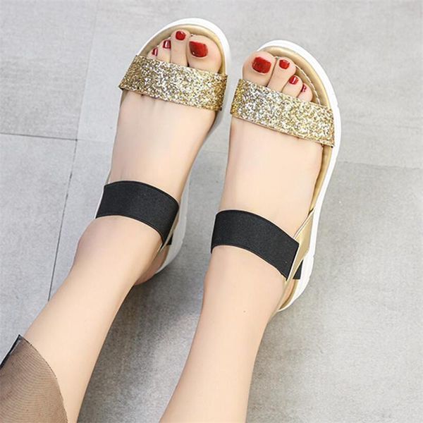 sandals cootelili 2021 fashion shoes woman summer women 4cm heel flat gold silvery slip on size 35-44, Black
sandals cootelili 2021 fashion shoes woman summer women 4cm heel flat gold silvery slip on size 35-44, Black