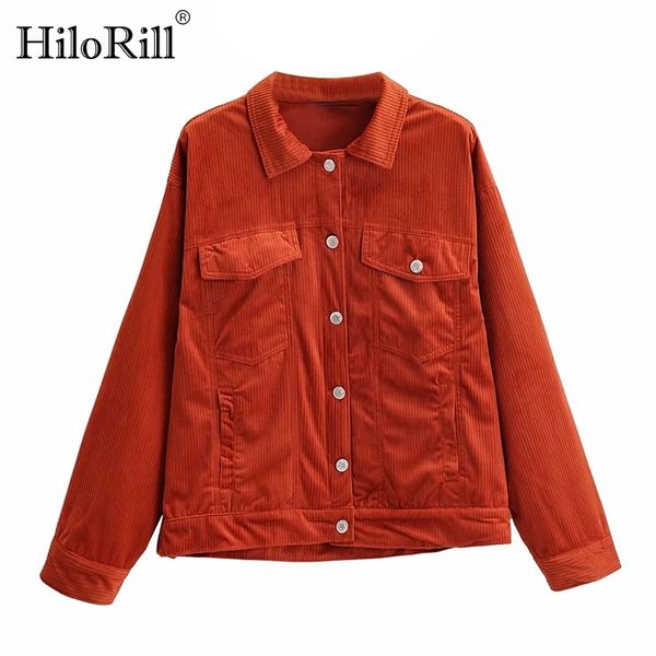 autumn solid corduroy jacket coat women turn down collar pocket female batwing sleeve loose ladies 210508, Black;brown
autumn solid corduroy jacket coat women turn down collar pocket female batwing sleeve loose ladies 210508, Black;brown