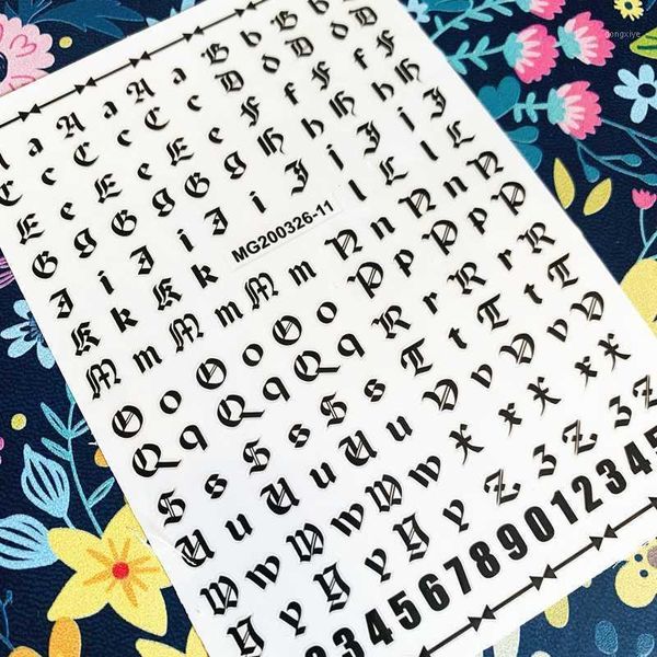latest 5 colors english alphabet 3d nail art sticker decal stamping export japan designs rhinestones1, Black
latest 5 colors english alphabet 3d nail art sticker decal stamping export japan designs rhinestones1, Black