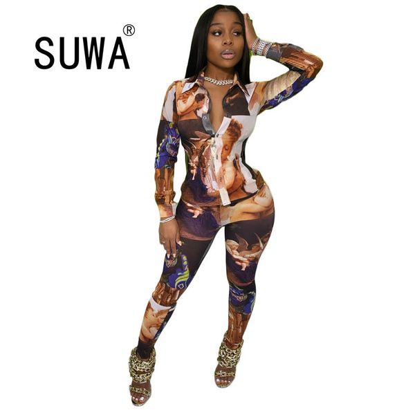 casual print two pieces pant set women button up and trousers suits matching sets 2 outfits wholesale clothes 210525, White
casual print two pieces pant set women button up and trousers suits matching sets 2 outfits wholesale clothes 210525, White