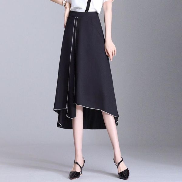 skirts women 2021 spring autumn elegant slim female midi long irregular skirt ladies high waist faldas mujer moda e309, Black
skirts women 2021 spring autumn elegant slim female midi long irregular skirt ladies high waist faldas mujer moda e309, Black
