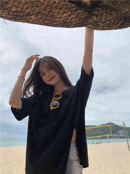 polos ytx401 summer korean version of loose design meaning split net red half sleeves shirt, White
polos ytx401 summer korean version of loose design meaning split net red half sleeves shirt, White