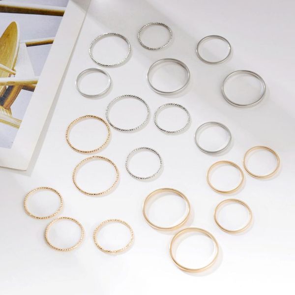 wedding rings 10pcs ring band personalized circle simple round mom gift mother daughter family gold silver color finger anel, Slivery;golden
wedding rings 10pcs ring band personalized circle simple round mom gift mother daughter family gold silver color finger anel, Slivery;golden