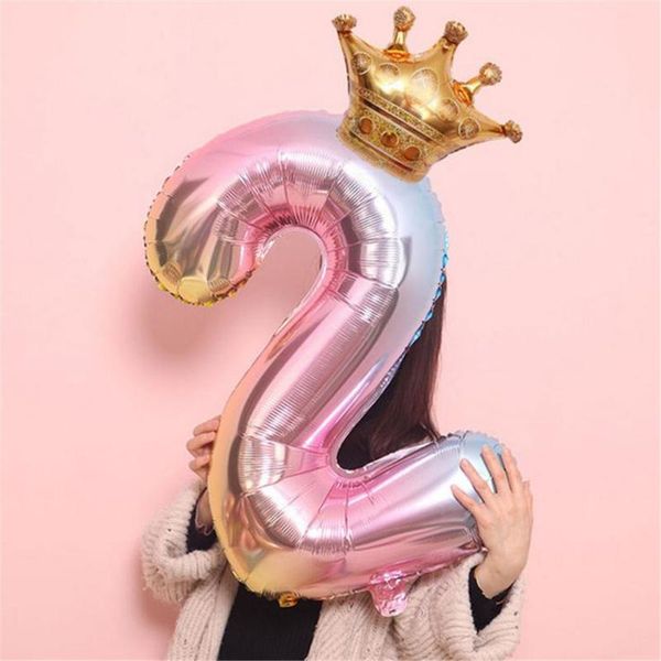 inch foil birthday balloons number balloon wedding party decorations crown decoration
inch foil birthday balloons number balloon wedding party decorations crown decoration