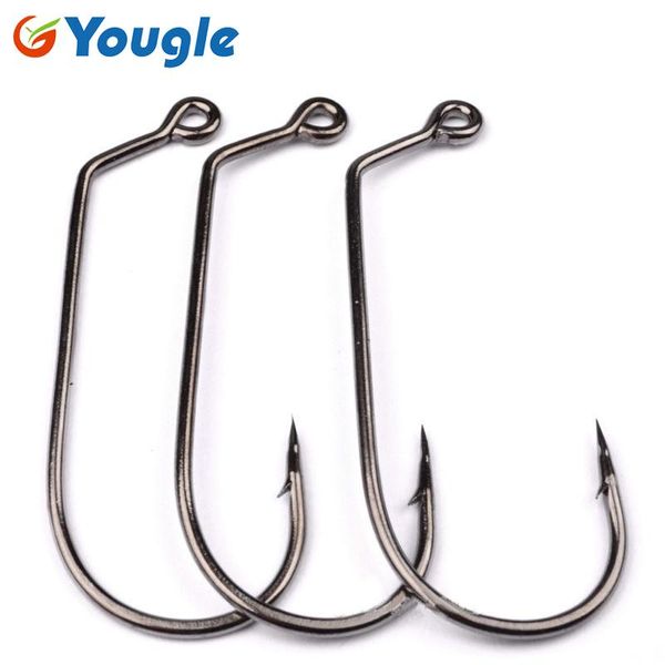 pcs/lot jig head fishing hook saltwater bass tackle hooks 
pcs/lot jig head fishing hook saltwater bass tackle hooks