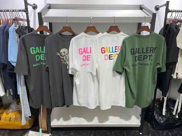 fashion brand galery dept skeleton angel wash old vintage short sleeve men's and women's t-shirt, White;black
fashion brand galery dept skeleton angel wash old vintage short sleeve men's and women's t-shirt, White;black