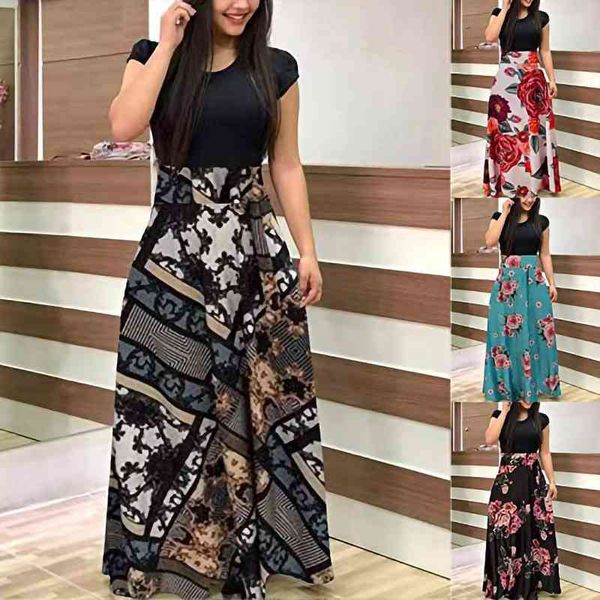 tie dye colorful long womens dresses floral print beach casual maxi sundress fashionable summer for women, Black;gray
tie dye colorful long womens dresses floral print beach casual maxi sundress fashionable summer for women, Black;gray