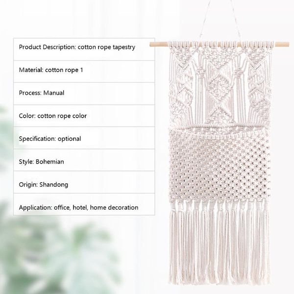 tapestries tapestry hand-woven hanging macrame bohemian art wall decoration decor for living room bedroom office household
tapestries tapestry hand-woven hanging macrame bohemian art wall decoration decor for living room bedroom office household