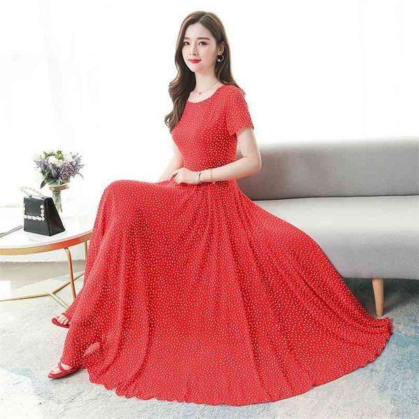 vintage red dot print chiffon vacation maxi dress spring summer plus size runway elegant women bodycon party vestidos 210528, Black;gray
vintage red dot print chiffon vacation maxi dress spring summer plus size runway elegant women bodycon party vestidos 210528, Black;gray