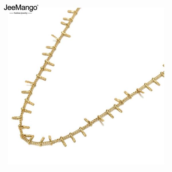 chokers jeemango titanium stainless steel vintage ethnic charm choker necklaces office style pendant chain necklace for women jn20125, Golden;silver
chokers jeemango titanium stainless steel vintage ethnic charm choker necklaces office style pendant chain necklace for women jn20125, Golden;silver