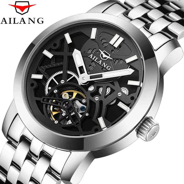 ailang automatic mechanical men's watch black hollow brain wars lightning seals luxury business men sier clock 6811c, Slivery;brown
ailang automatic mechanical men's watch black hollow brain wars lightning seals luxury business men sier clock 6811c, Slivery;brown