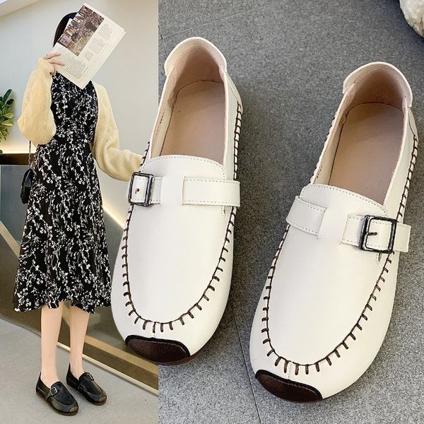 sandals spring shoes female 2021 casual belt buckle comfortable flat bottom shallow mouth loafers women zapatos mujer f39j, Black
sandals spring shoes female 2021 casual belt buckle comfortable flat bottom shallow mouth loafers women zapatos mujer f39j, Black
