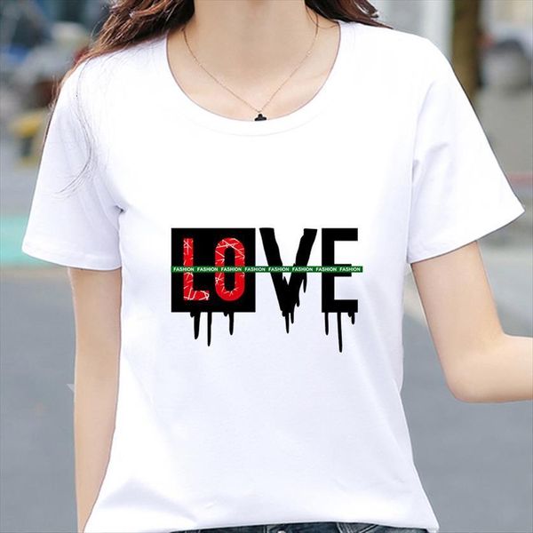 artistic letter printed women t shirts short sleeve o neck summer ladies white thin clothing
artistic letter printed women t shirts short sleeve o neck summer ladies white thin clothing
