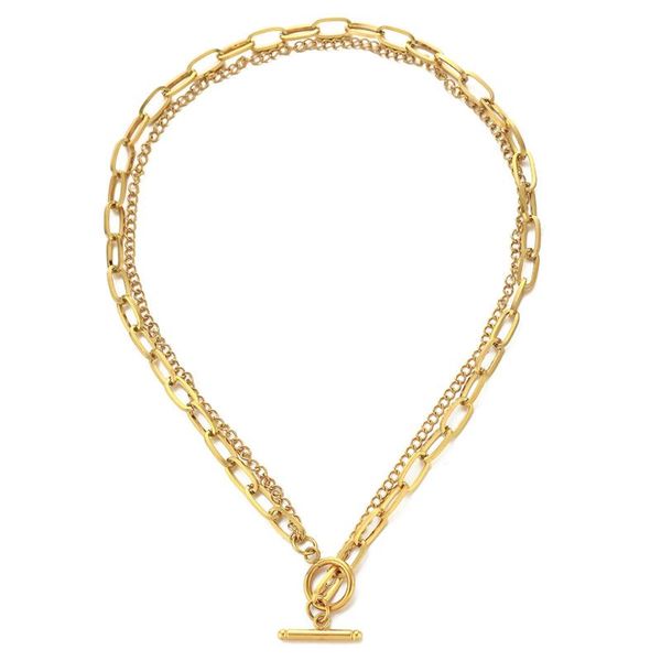 chains stainless steel multilayer link chain necklace for women men square ot toggle choker necklaces set hip hop jewelry, Silver
chains stainless steel multilayer link chain necklace for women men square ot toggle choker necklaces set hip hop jewelry, Silver