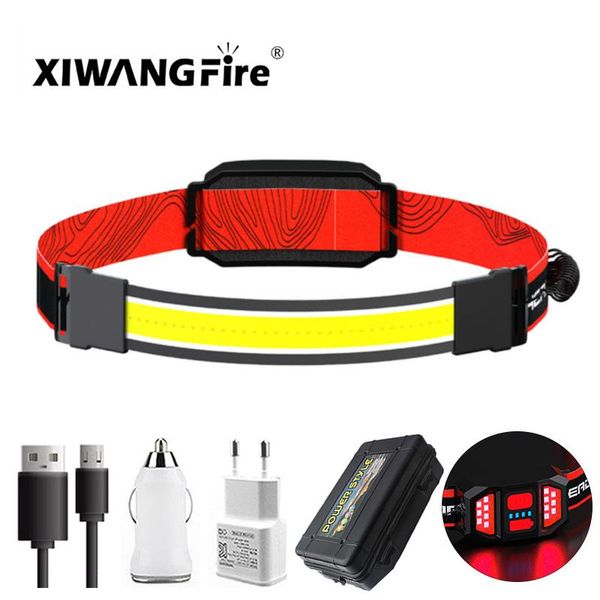 headlamps usb rechargeable cob strong headlamp built-in battery with power display, multi-level adjustable 500 lumen pen angle head
headlamps usb rechargeable cob strong headlamp built-in battery with power display, multi-level adjustable 500 lumen pen angle head