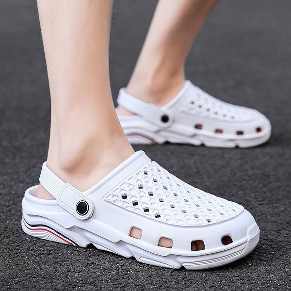 selling men women sports trainers size hole sandals shoes trend casual summer 2021 beach dual-use outdoor men's baotou sandal and slipp, Black
selling men women sports trainers size hole sandals shoes trend casual summer 2021 beach dual-use outdoor men's baotou sandal and slipp, Black