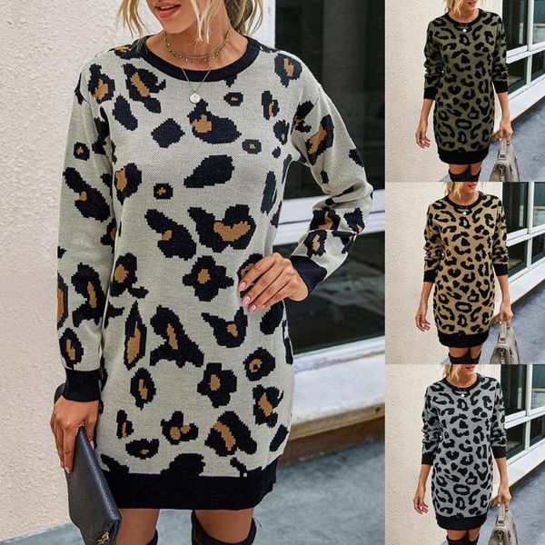 women's sweaters women winter long sleeve mini bodycon sweater dress leopard print knit pullover, White;black
women's sweaters women winter long sleeve mini bodycon sweater dress leopard print knit pullover, White;black
