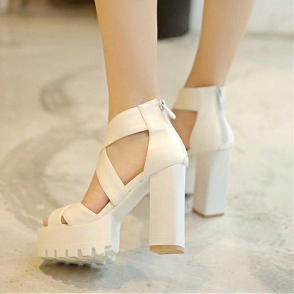 dress shoes 2021 fashion waterproof table solid color wind back zipper thick high heel women's sandals banquet elegant, Black
dress shoes 2021 fashion waterproof table solid color wind back zipper thick high heel women's sandals banquet elegant, Black